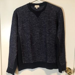 Marled Wool Blend Crewneck Sweater